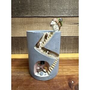 Roogo Creative Hedgehog Planter Resin Planters Vase Home Decor